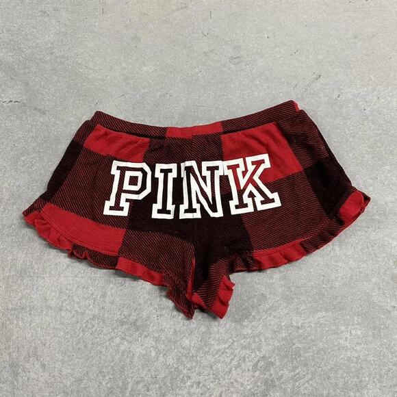 Victoria's Secret PINK Plaid Ruffle Shorts - Picture 1 of 4